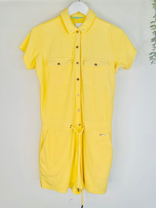 Towelling Playsuit - Size S