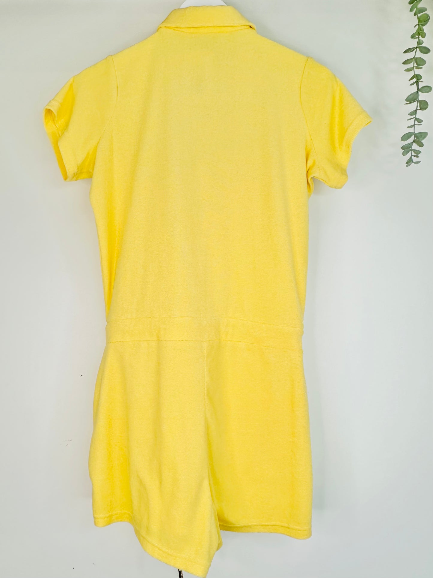 Towelling Playsuit - Size S