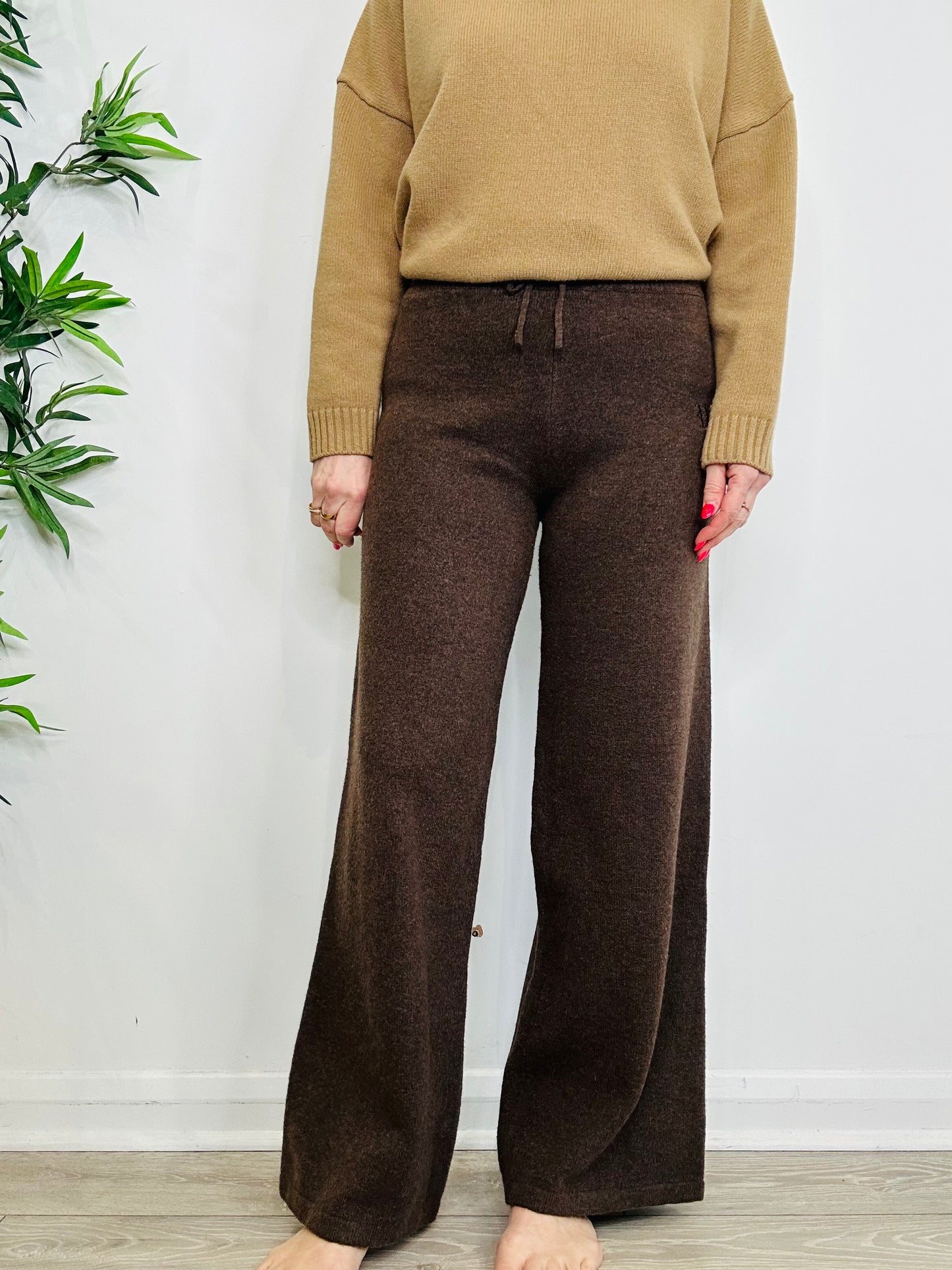 Wide Leg Joggers - Size S