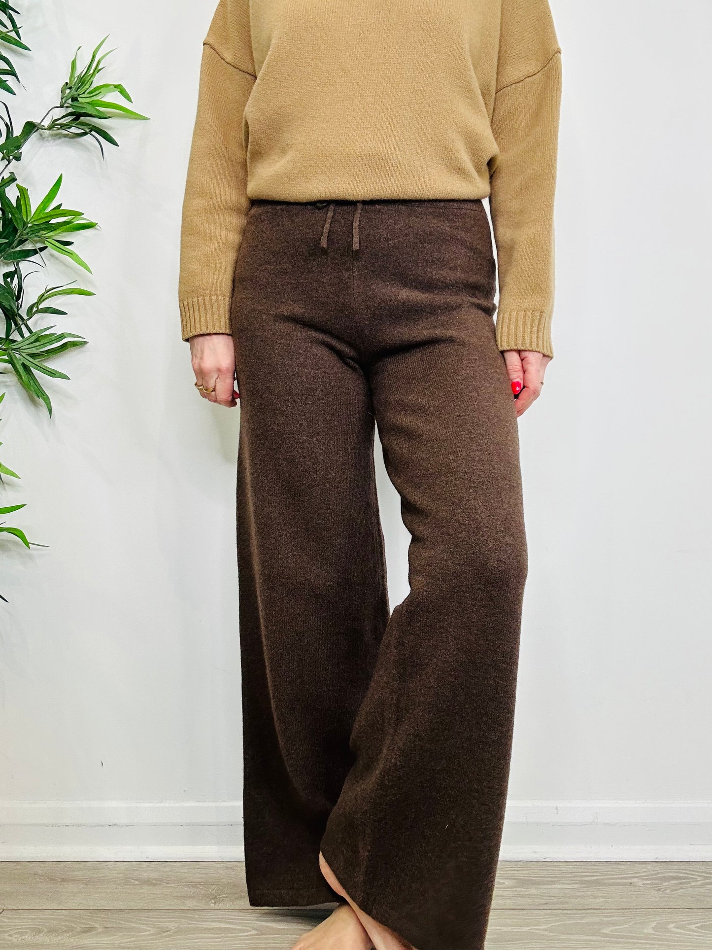 Wide Leg Joggers - Size S
