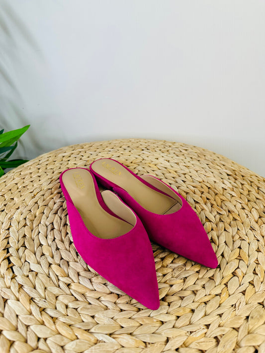 Suede Mules - Size 38.5