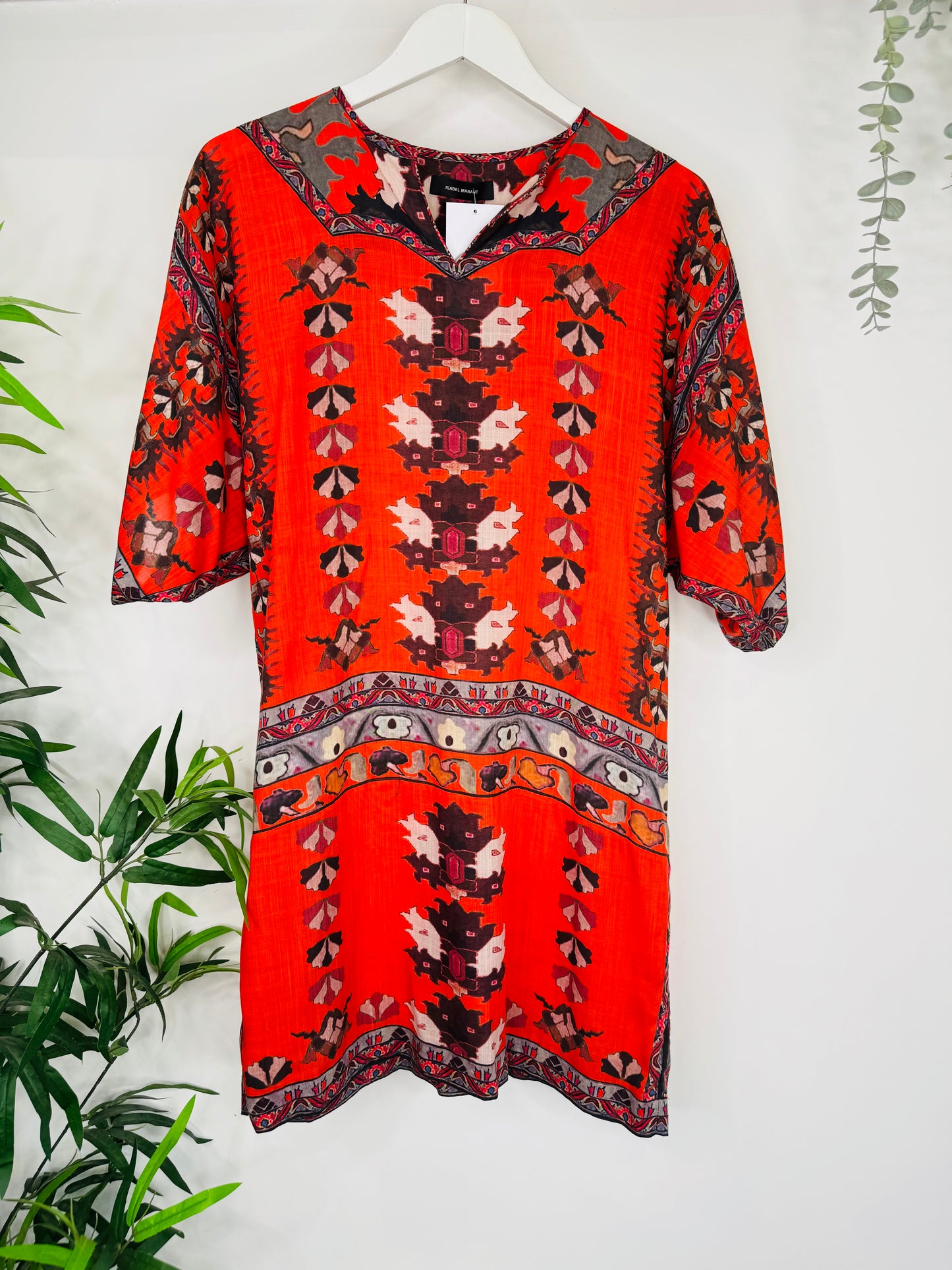 Patterned Tunic Dress - Size 1