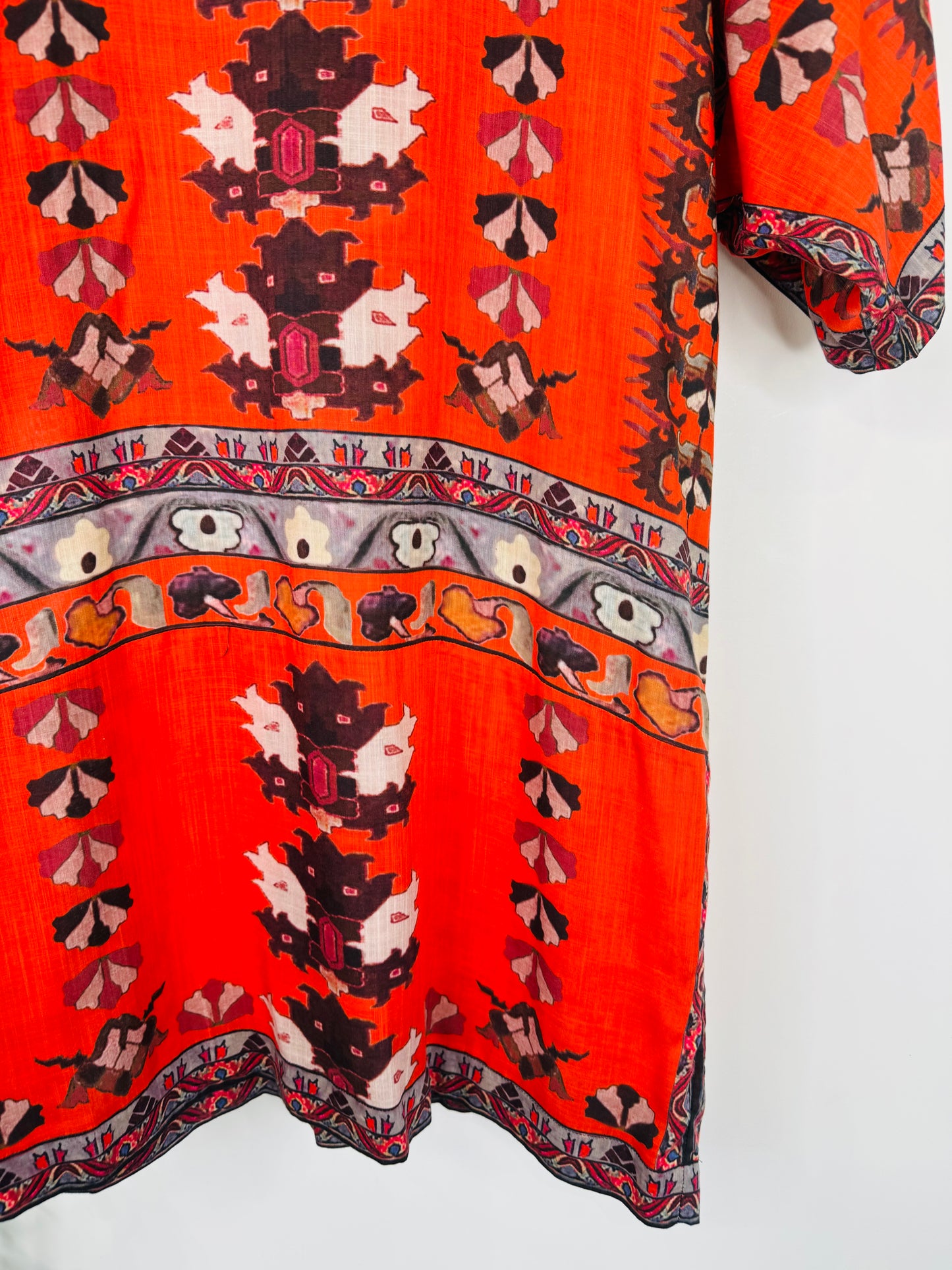 Patterned Tunic Dress - Size 1