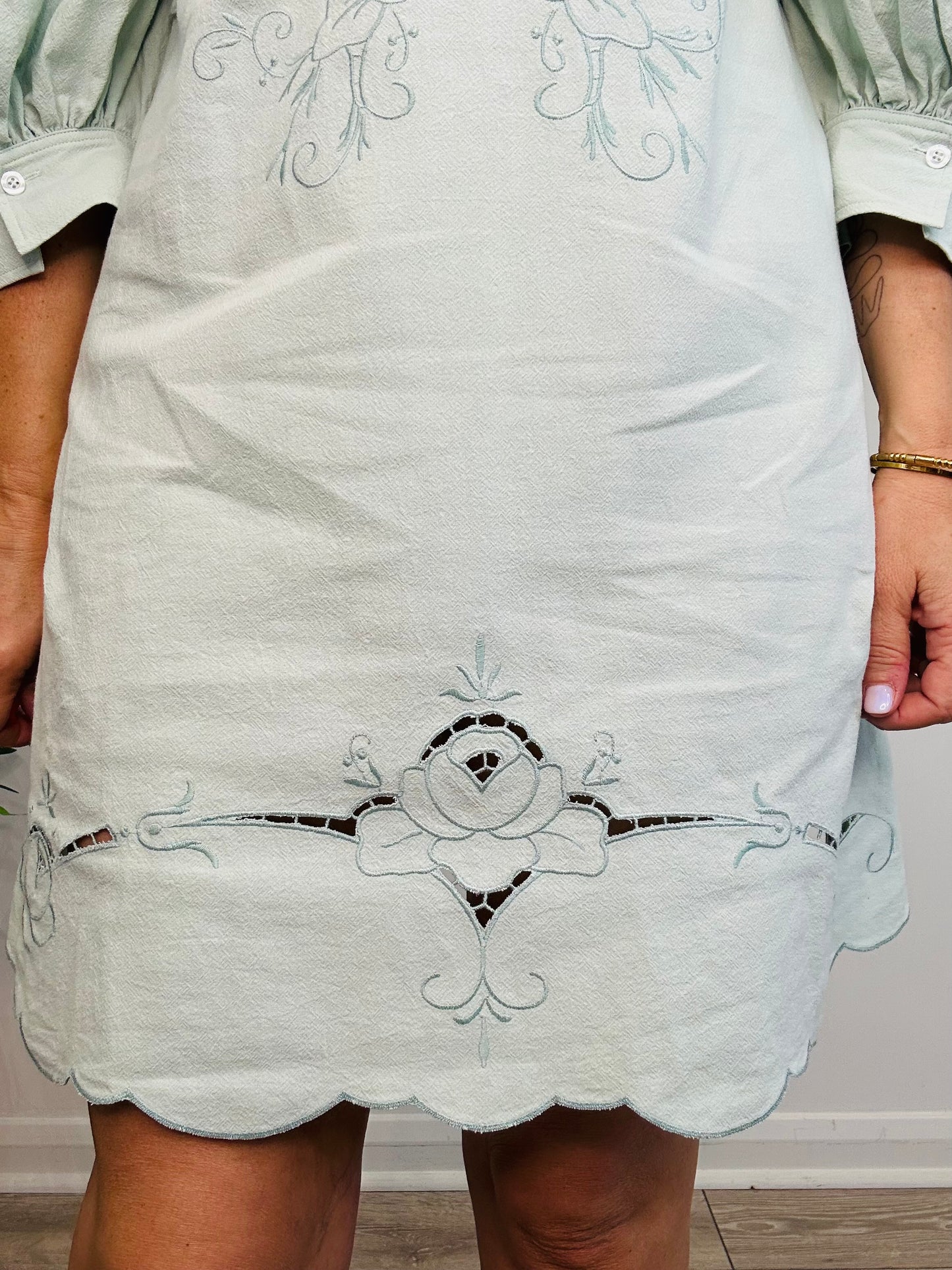Short Cotton Dress - Size 40