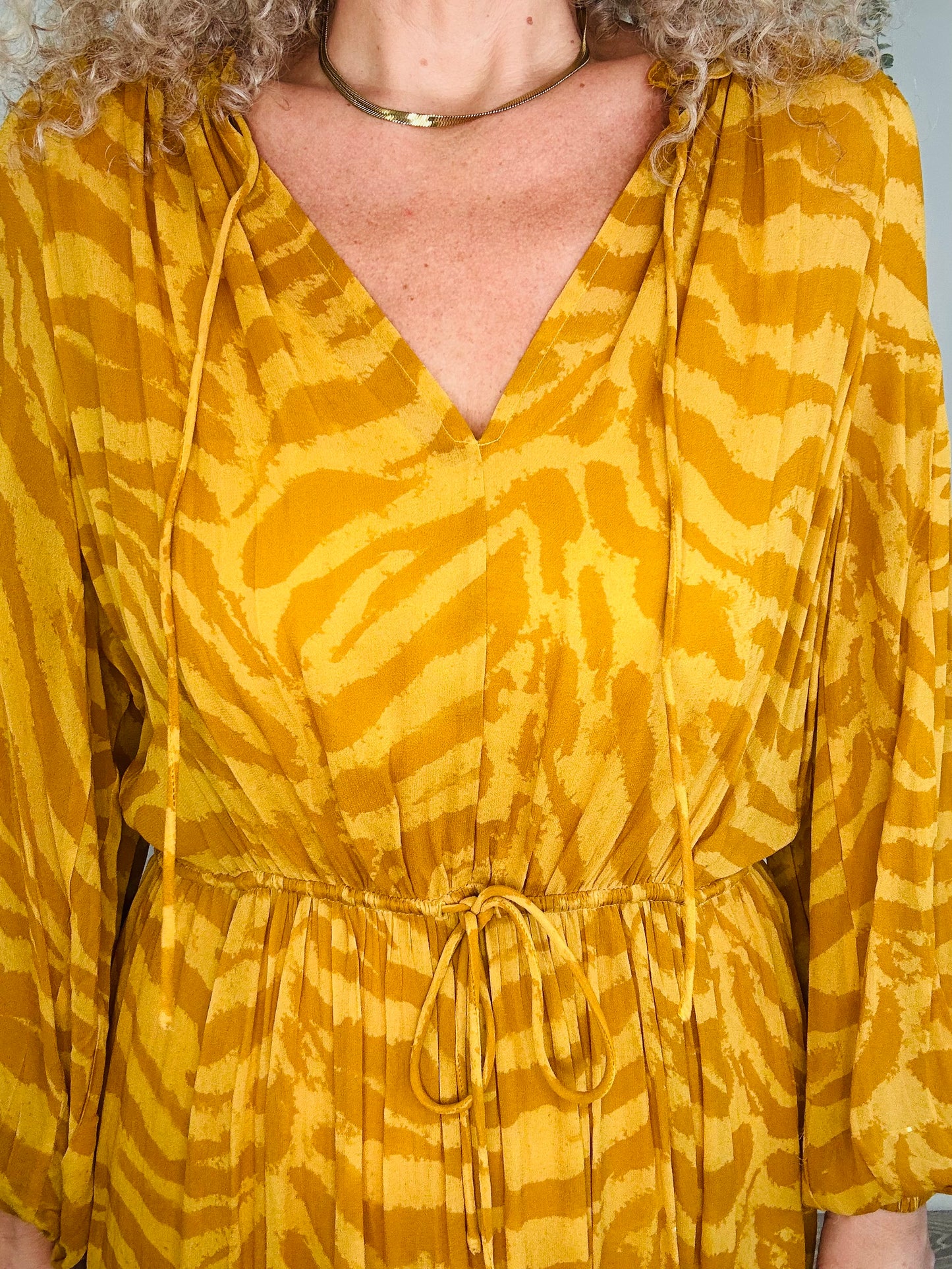 Sheer Maxi Dress - Size 34