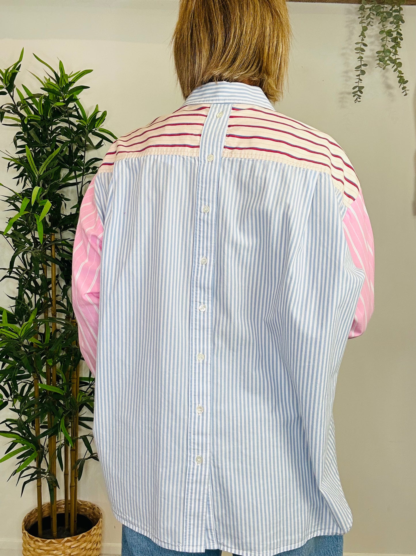 Striped Cotton Shirt - Size L
