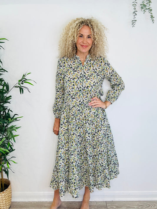Floral Cotton Dress - Size S