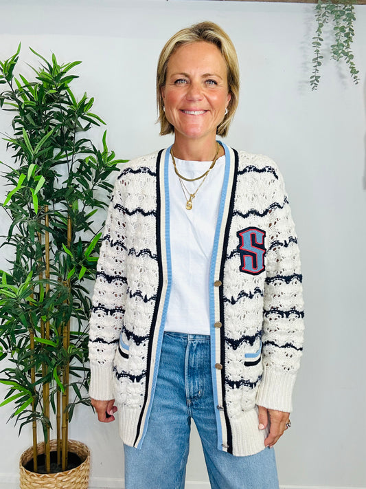 Chunky Knit Cardigan - Size M