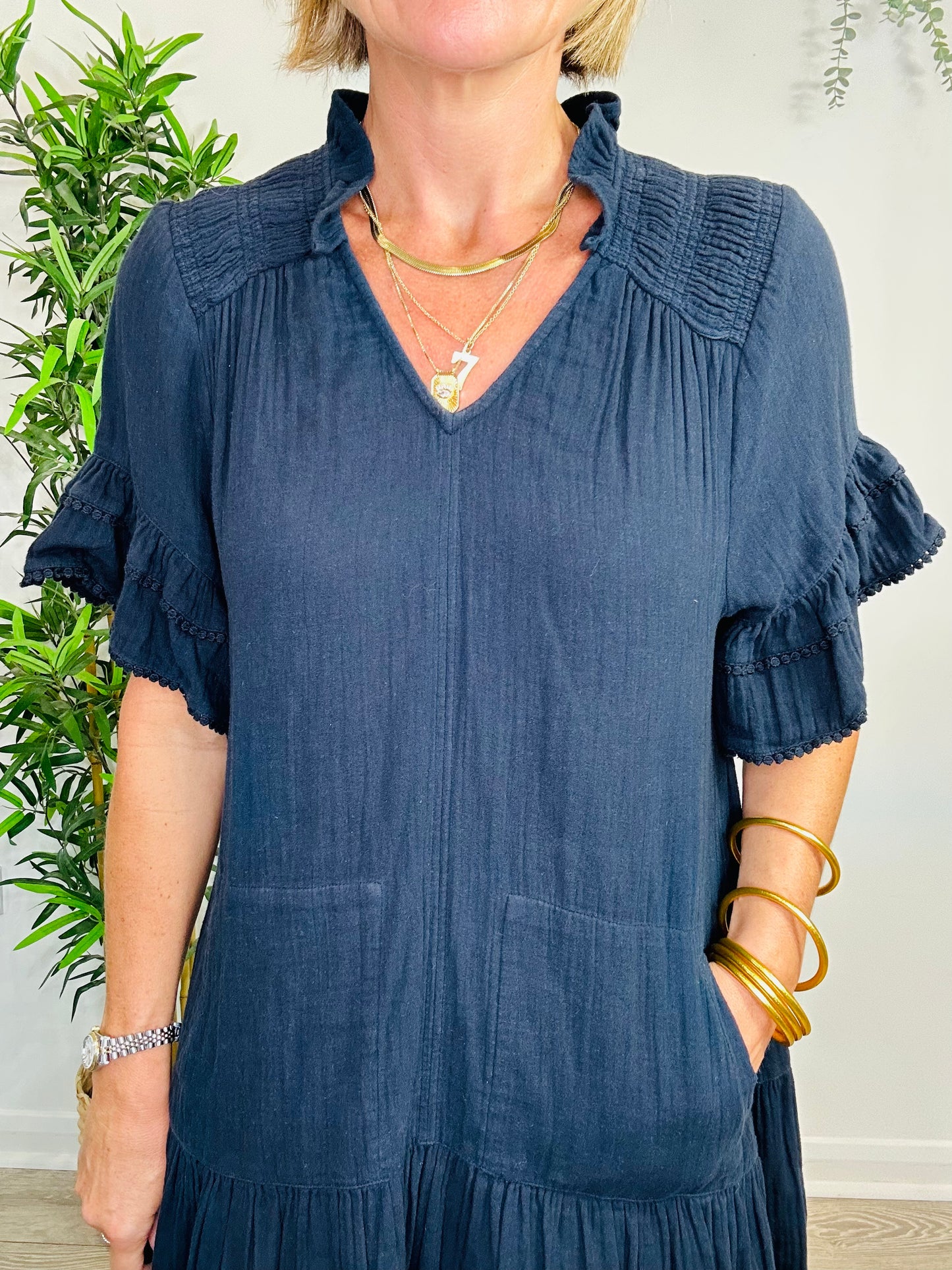 Cheesecloth Dress - Size 10