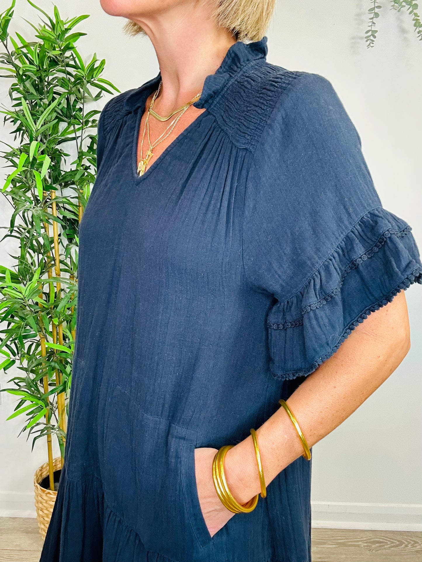Cheesecloth Dress - Size 10