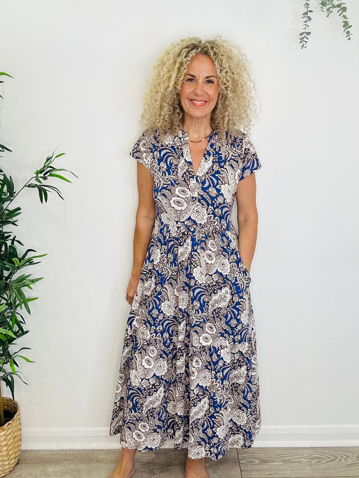 Floral Jersey Dress - Size 10