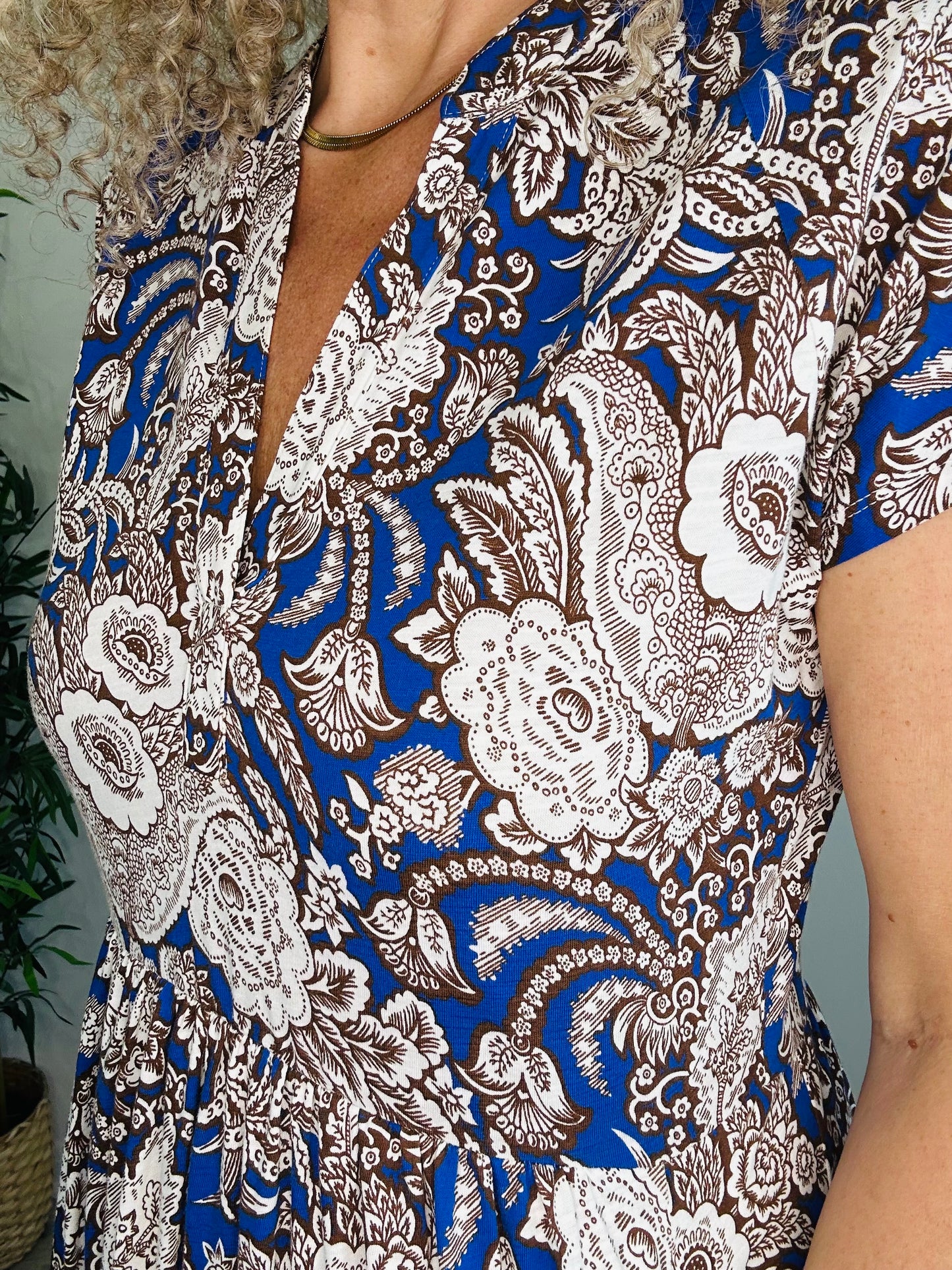 Floral Jersey Dress - Size 10