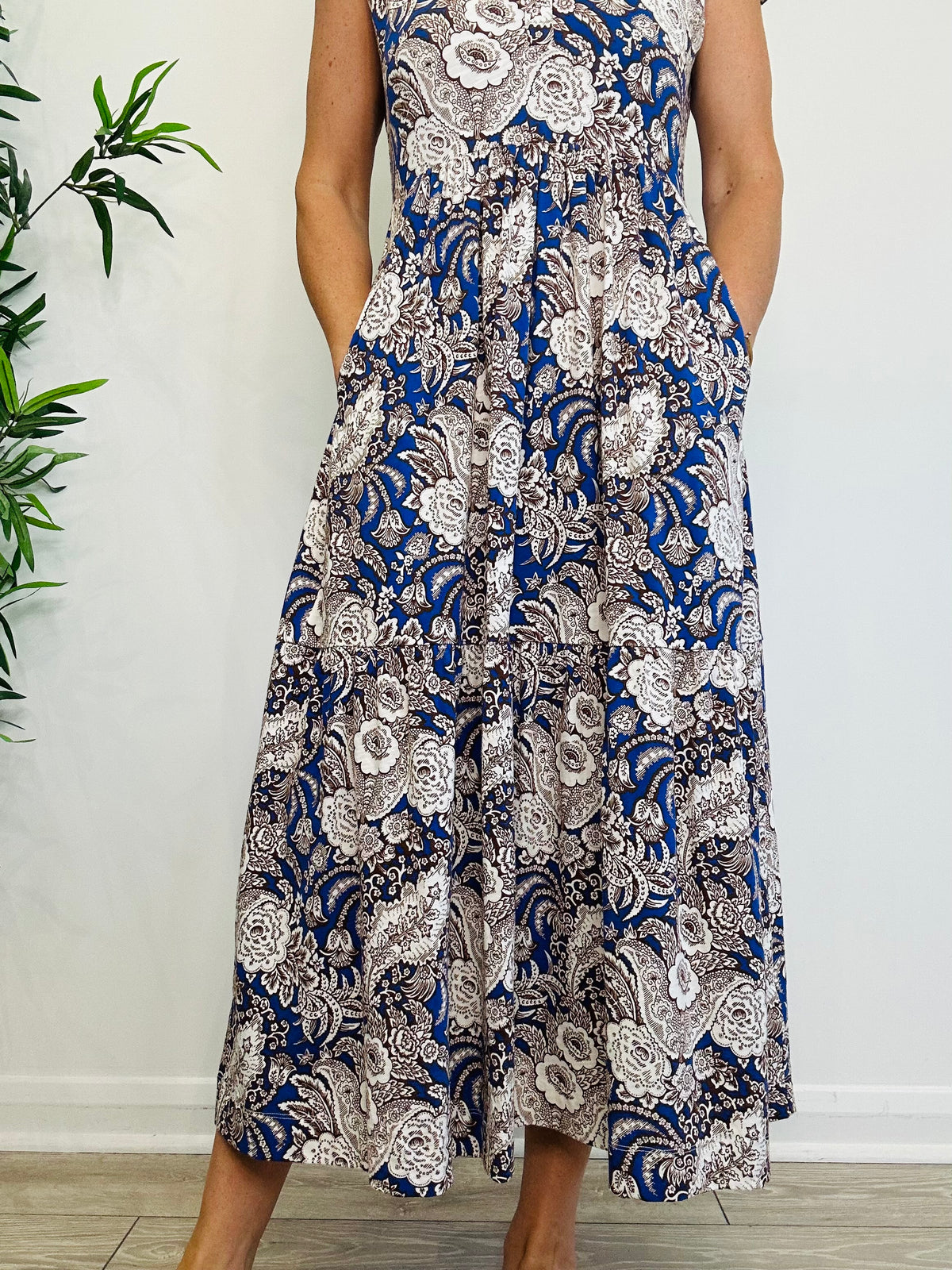 Floral Jersey Dress - Size 10