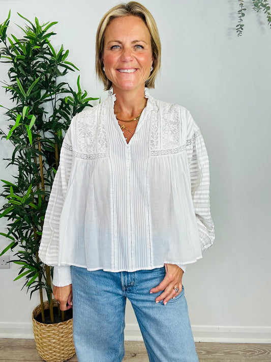 Embroidered Blouse - Size 34