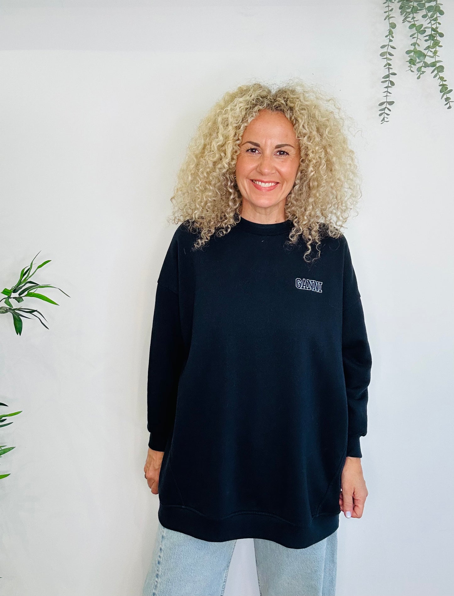 Oversized Logo Sweatshirt - Size S/M
