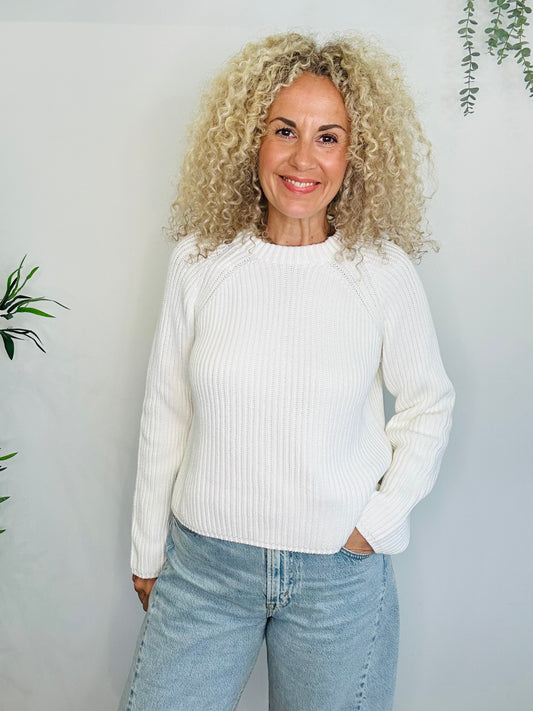 Rib Knit Jumper - Size S