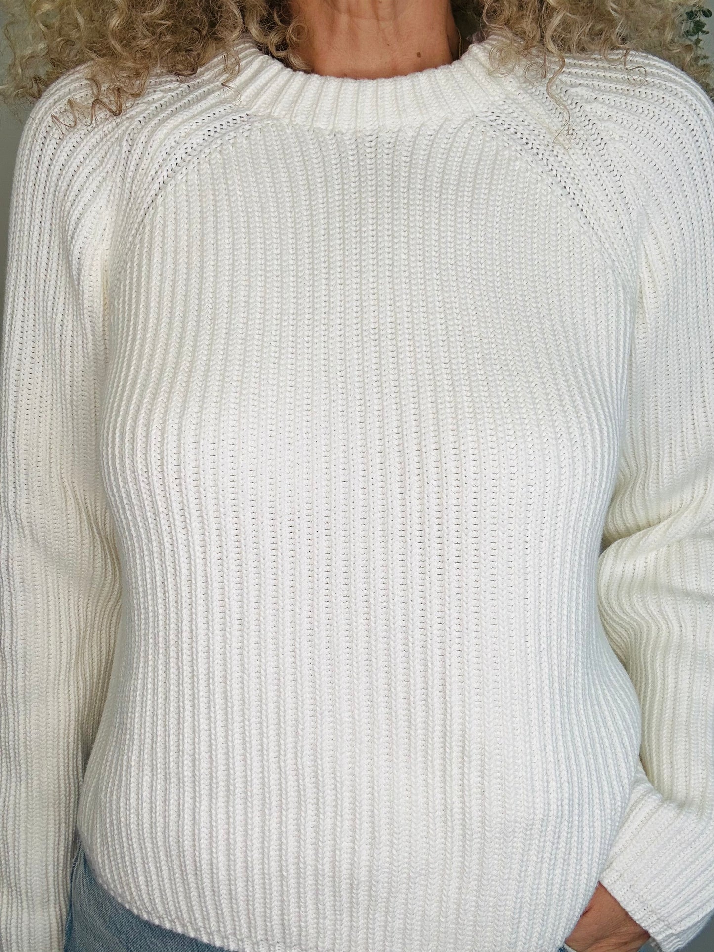 Rib Knit Jumper - Size S
