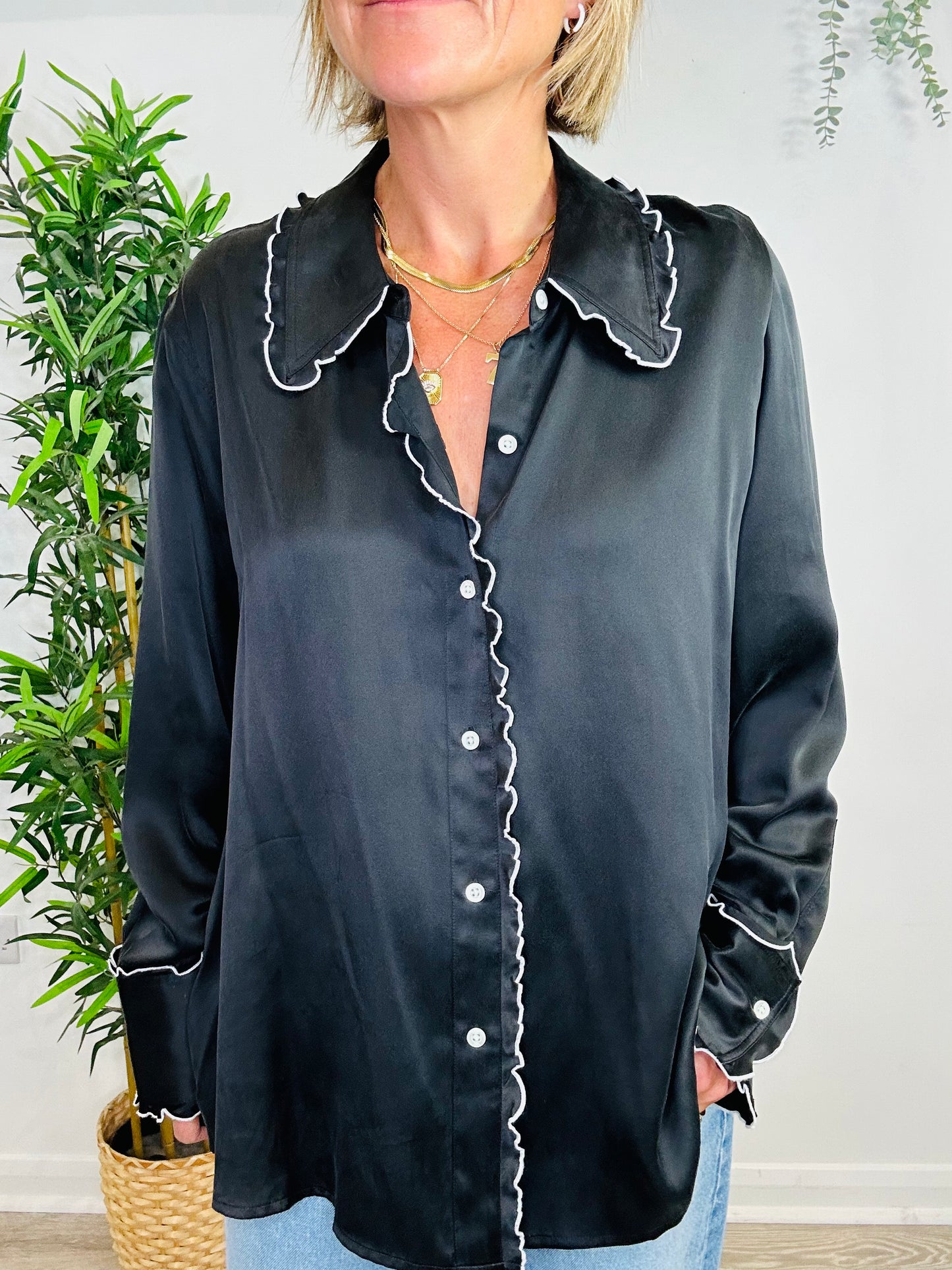 Silk Shirt - Size XL