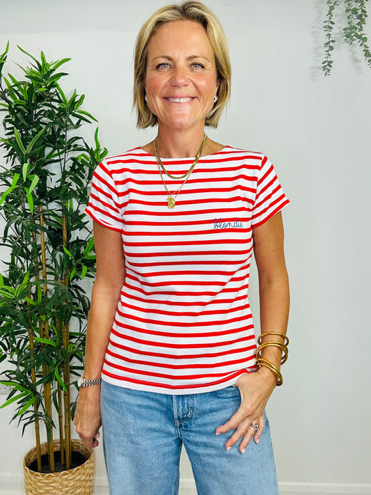 Striped Tee - Size S