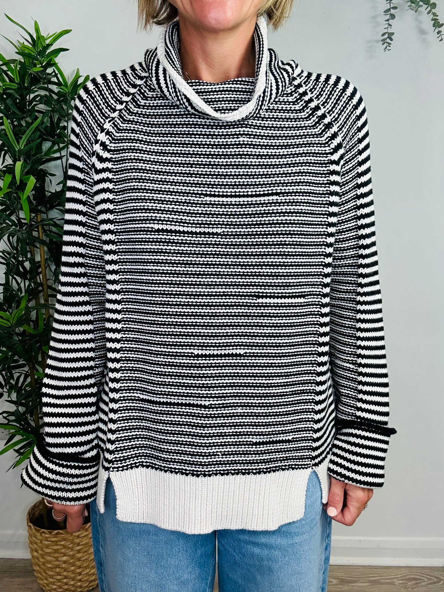 Striped Merino Wool Jumper - Size M