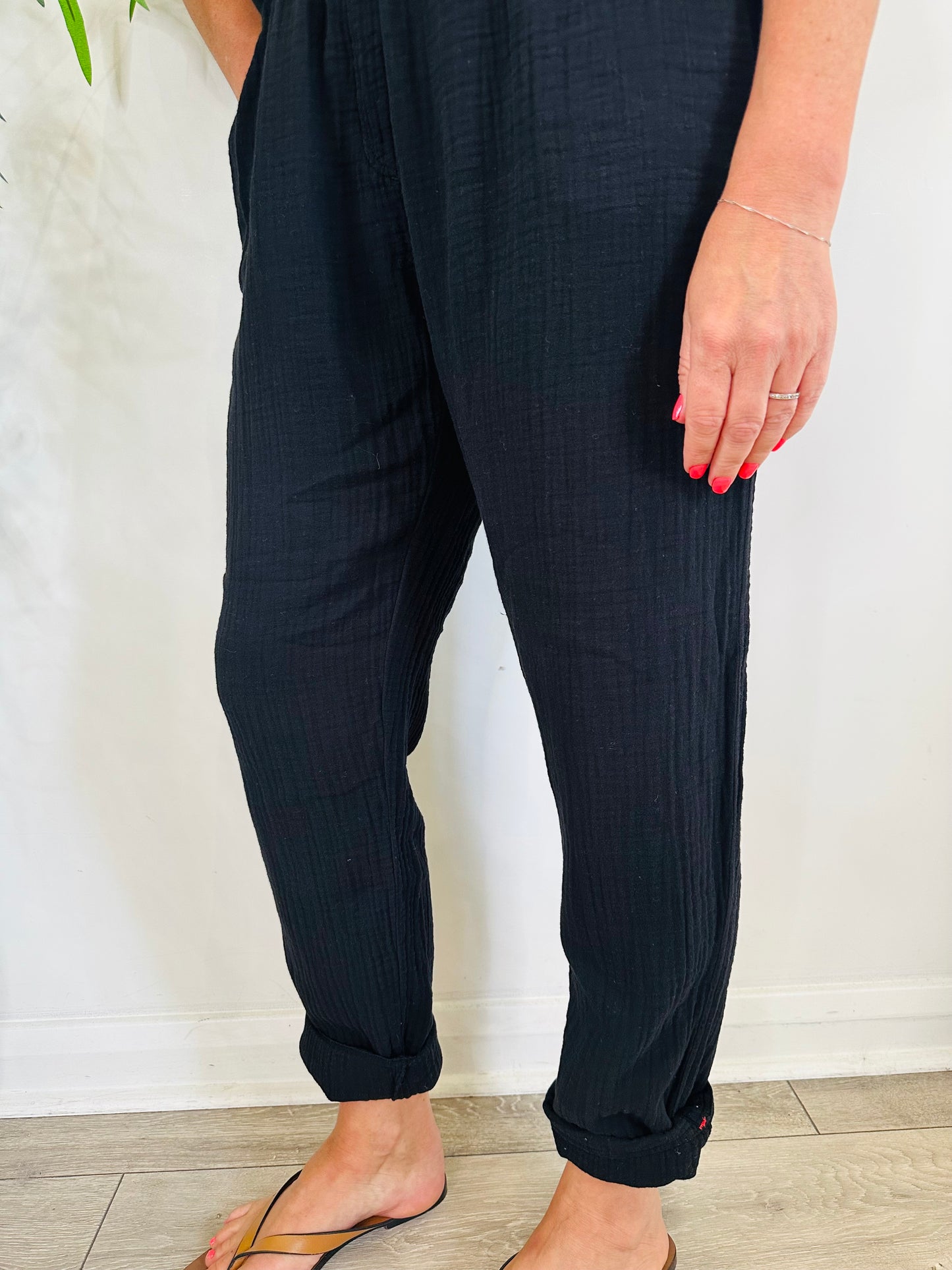 Cheesecloth Trousers - Size M