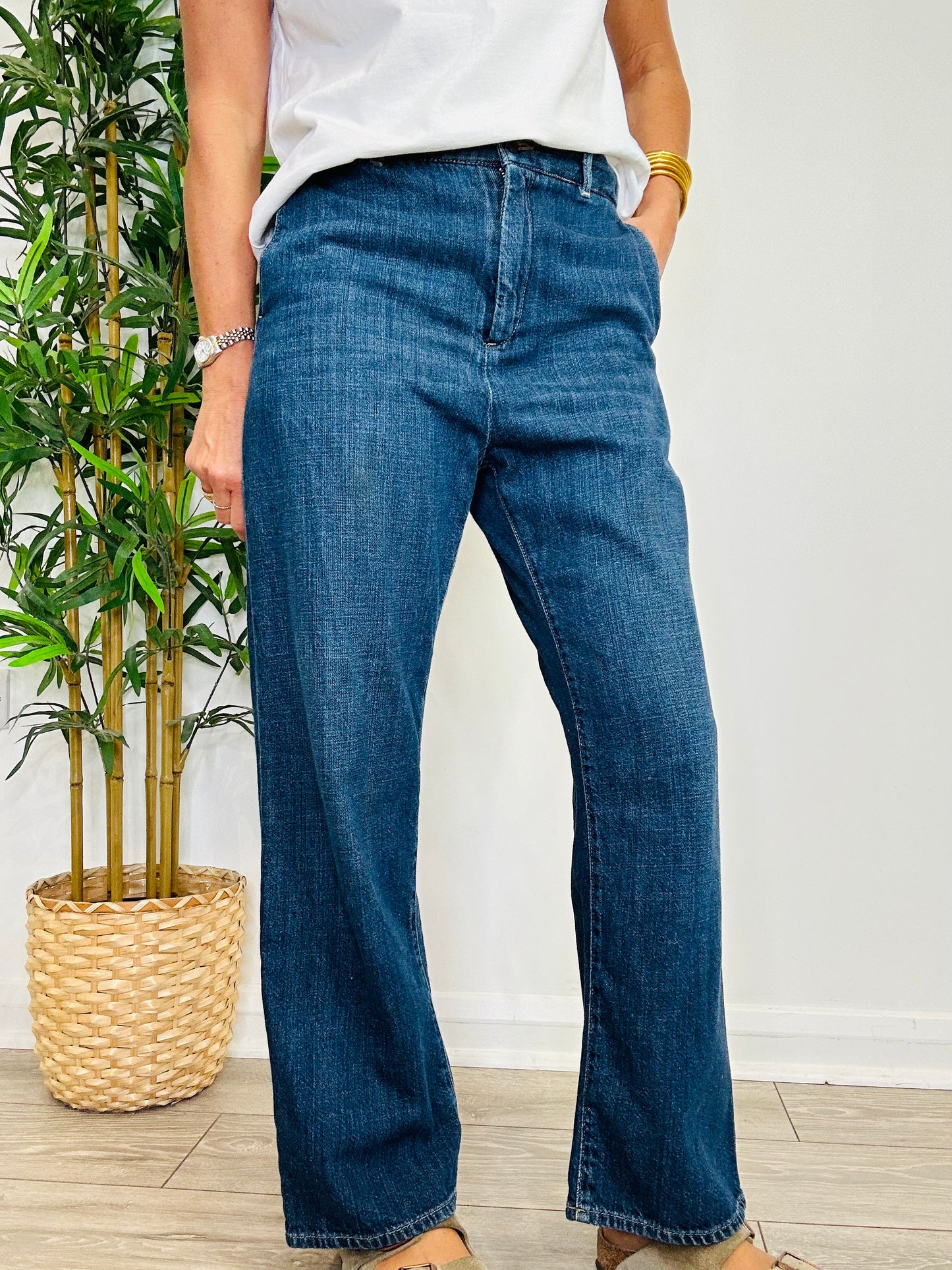 Wide Leg Jeans - Size 40