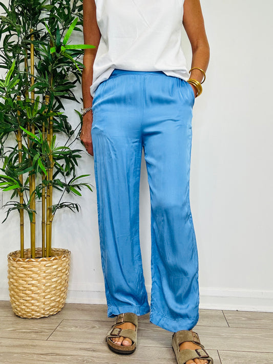 Satin Trousers - Size S