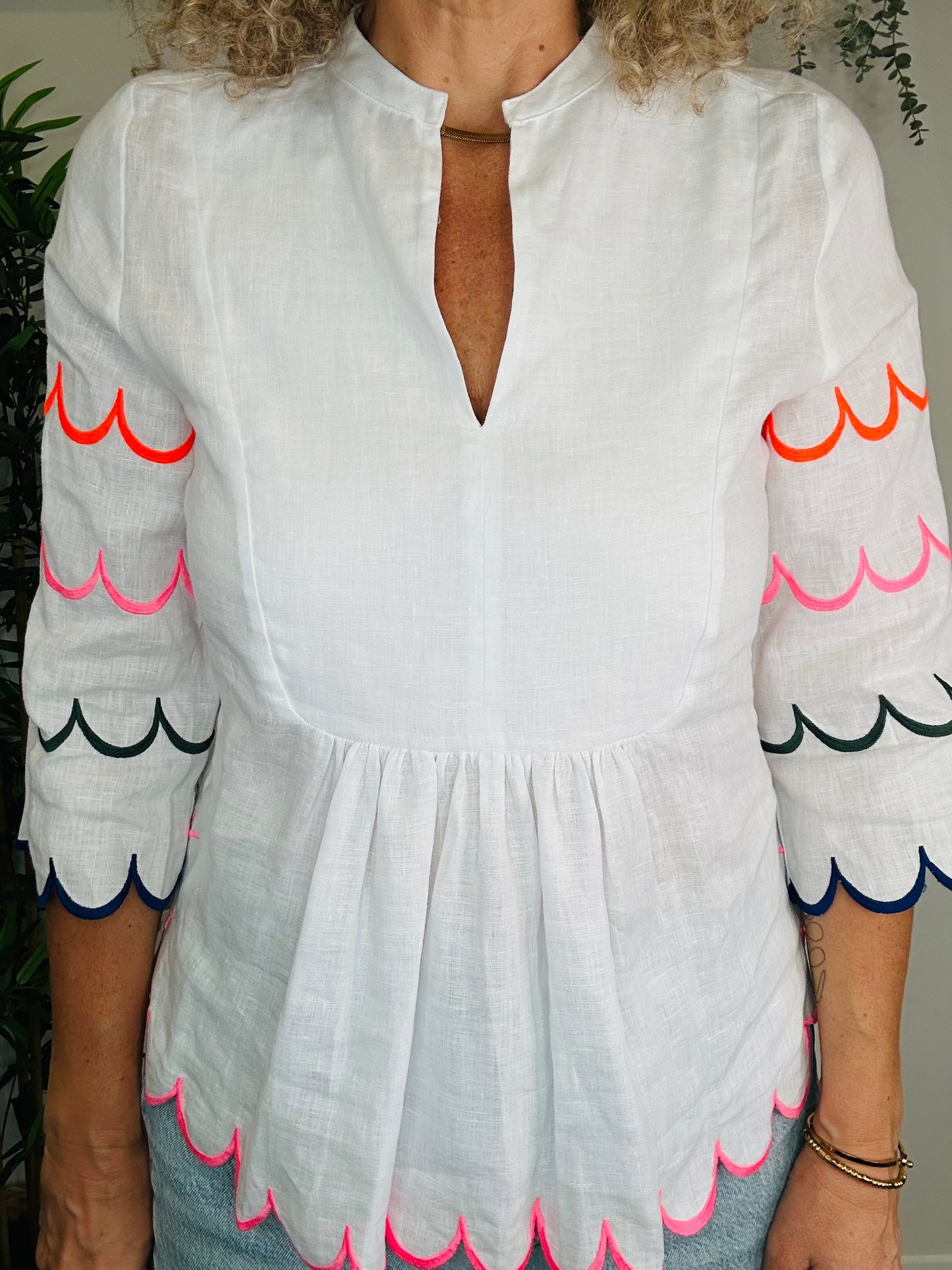Linen Top - Size 36