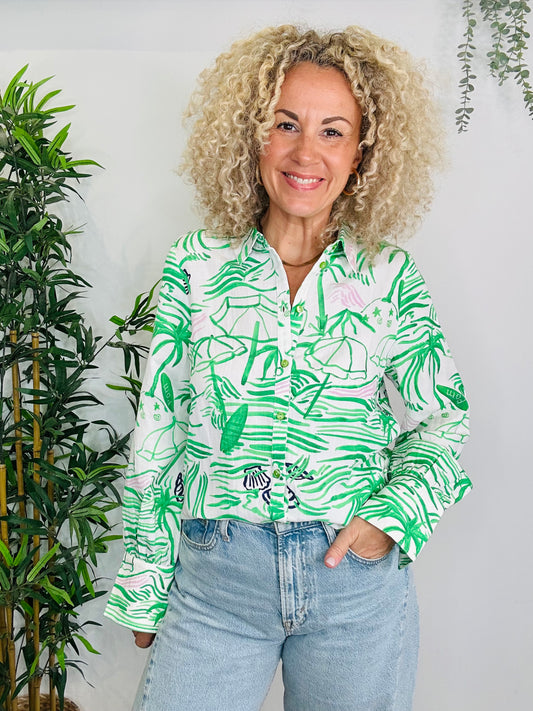 Linen Shirt - Size 38