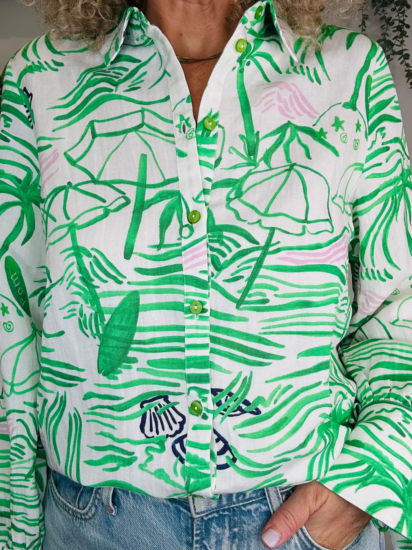 Linen Shirt - Size 38