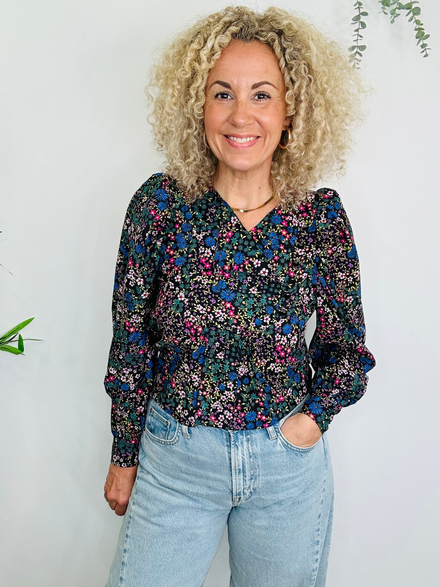 Floral Blouse - Size 34