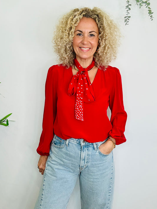 Silk Blouse - Size M