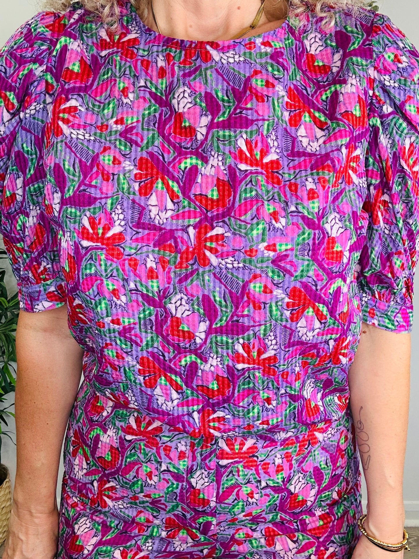 Patterned Top & Trouser Set - Size 3
