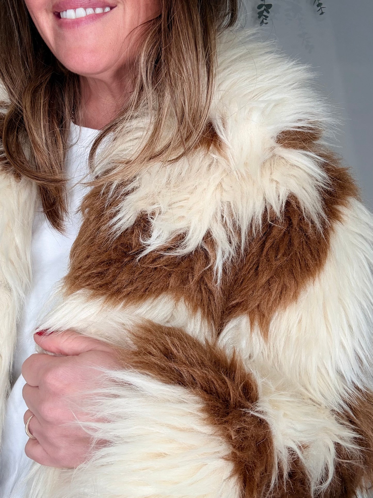 Fred Tache Faux Fur Jacket - Size M