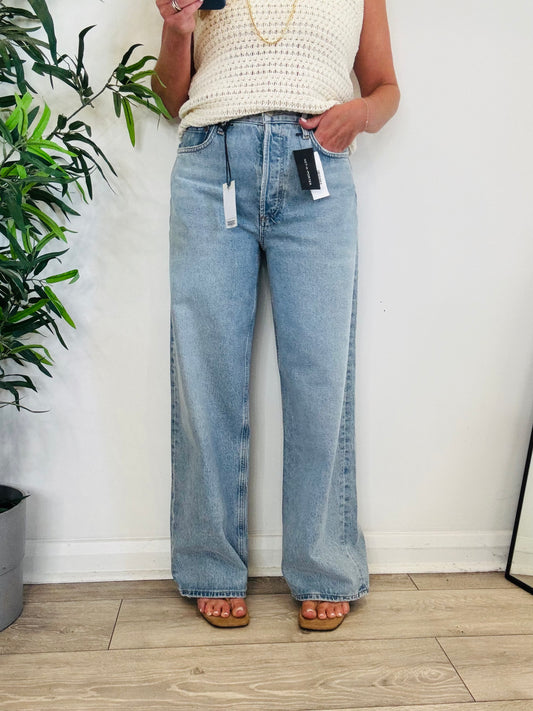 Low Slung Baggy Jeans - Size 26