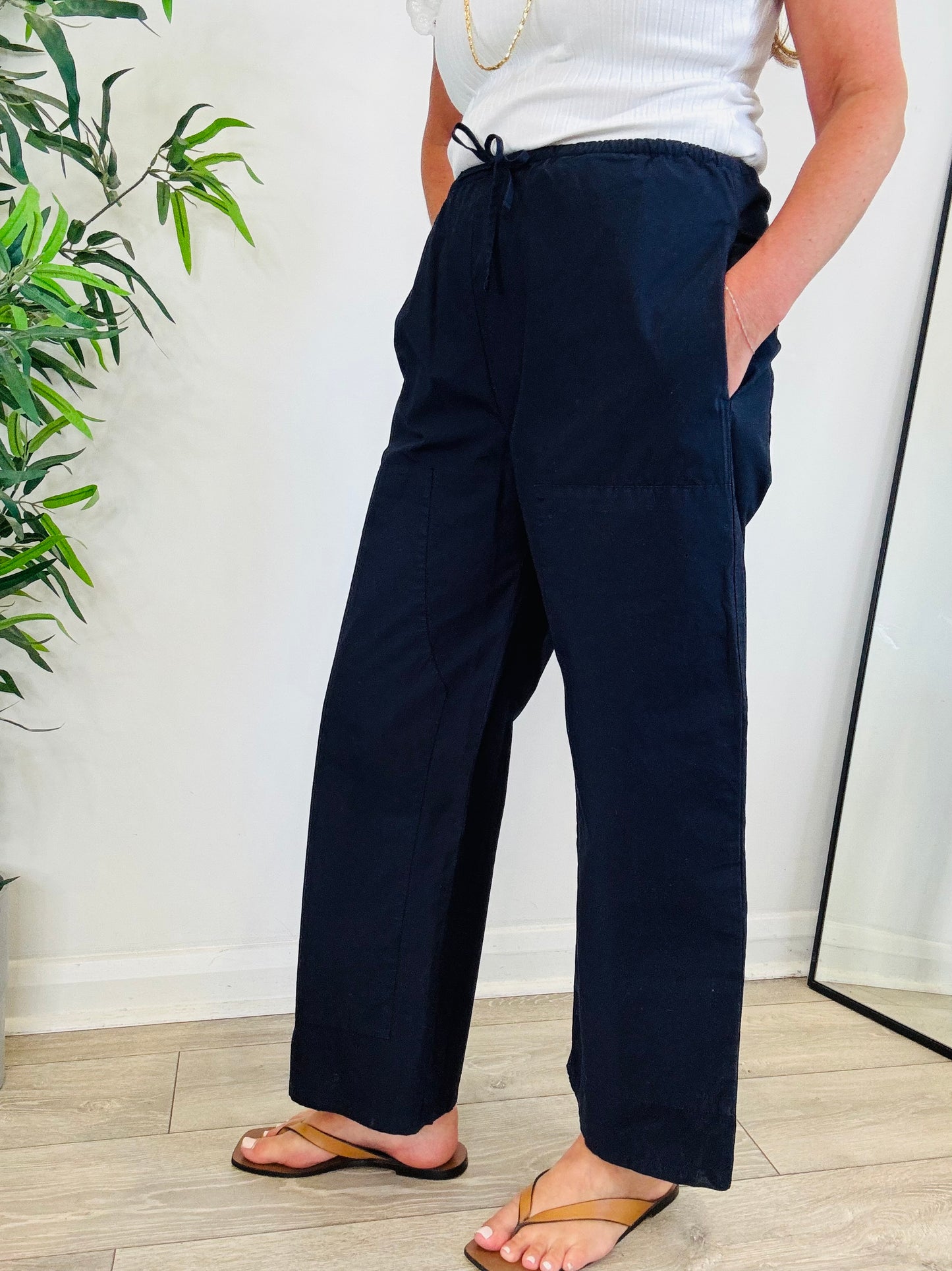 Cotton Kyoto Trousers - Size S