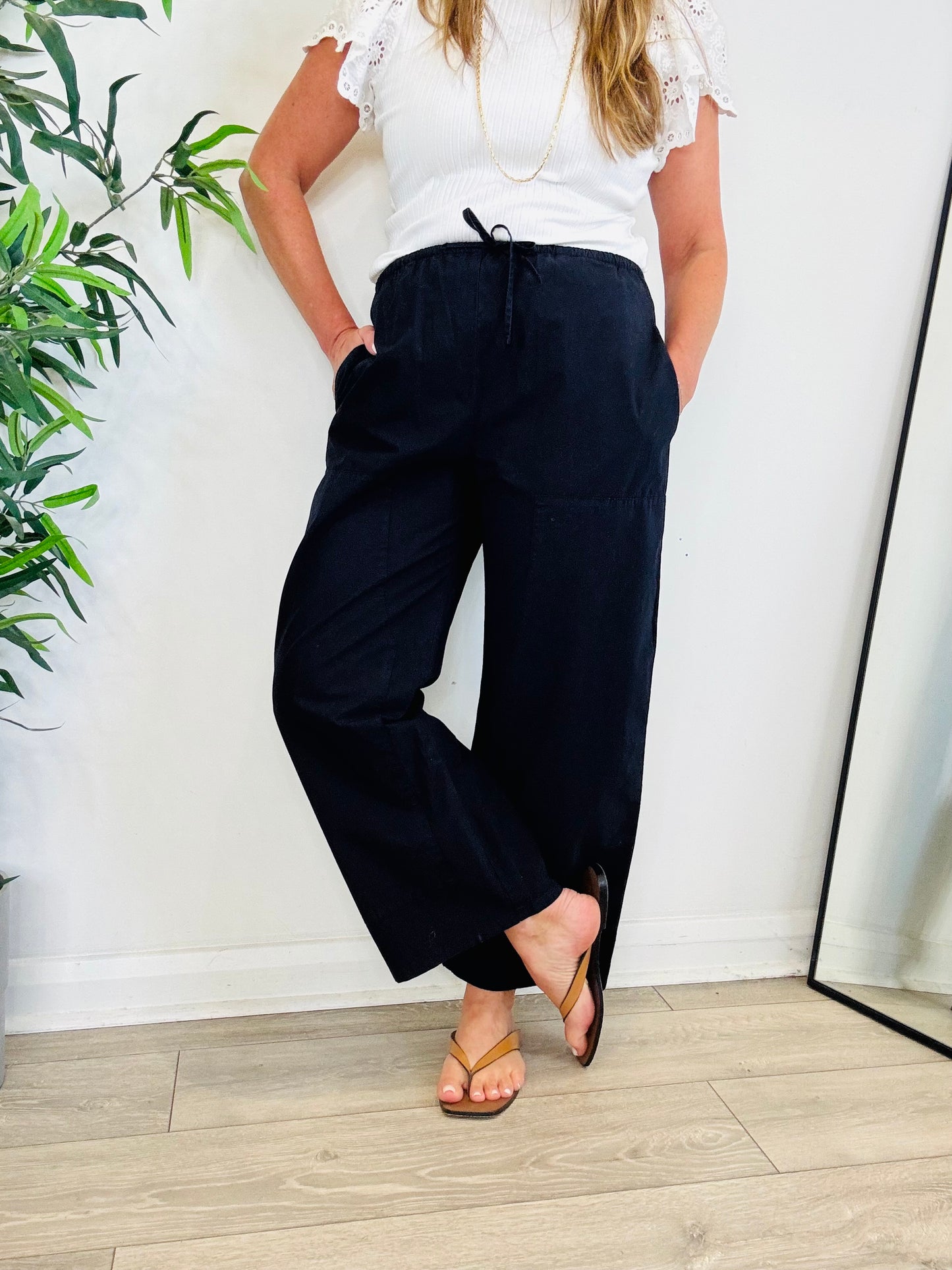 Cotton Kyoto Trousers - Size S