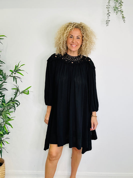 Crochet Detail Dress - Size 36