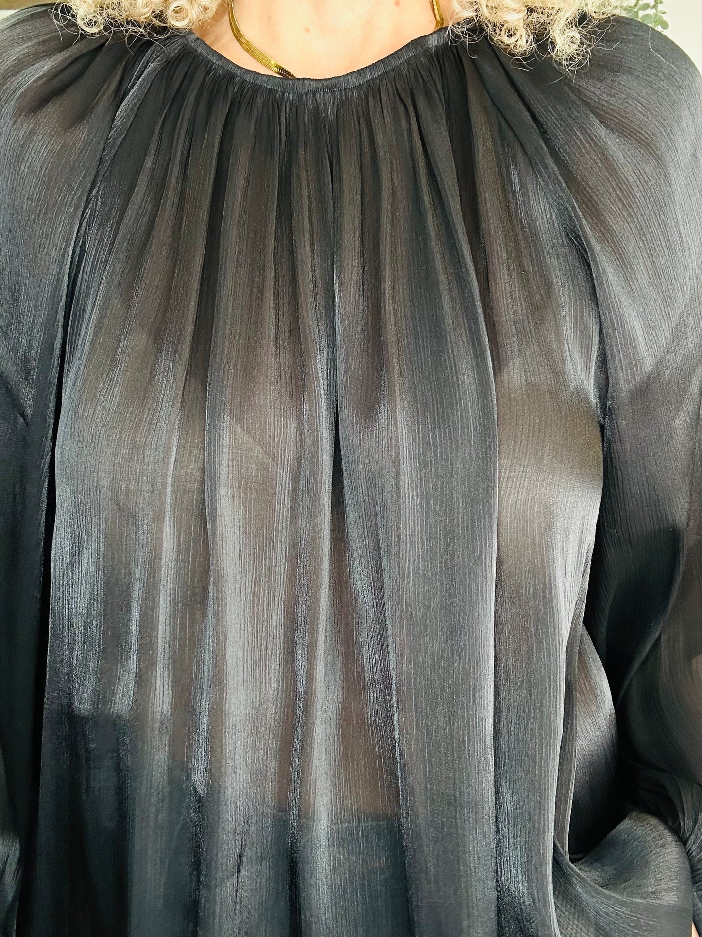Satin Blouse - Size 38