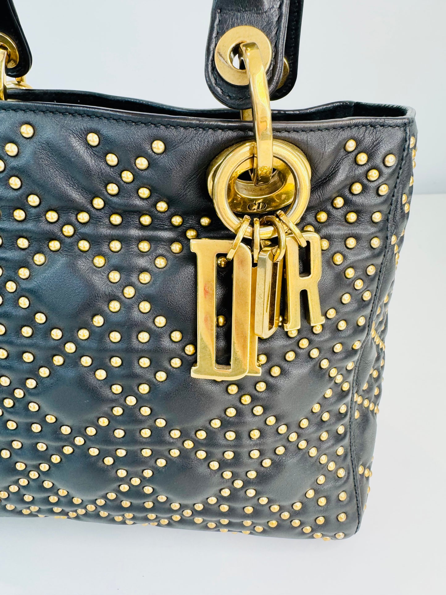 Medium Studded Lady Dior Bag