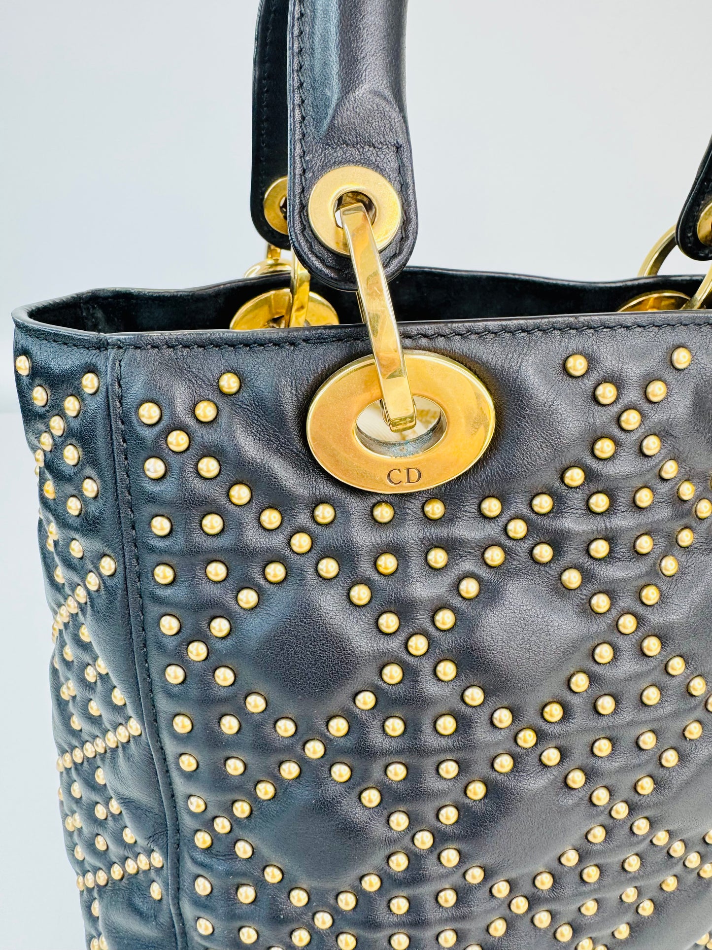 Medium Studded Lady Dior Bag