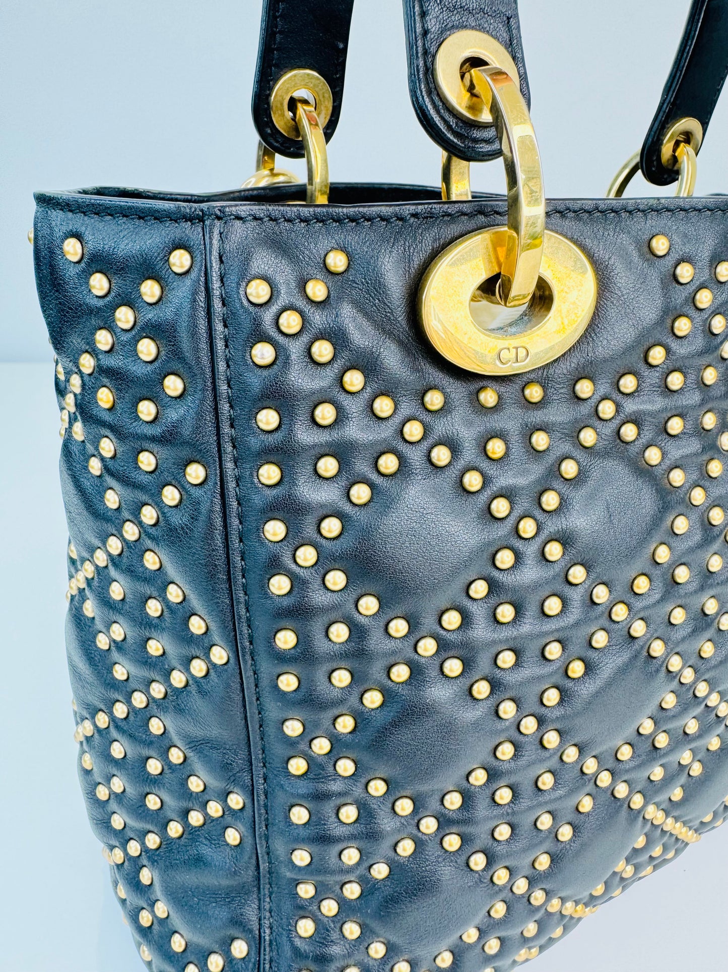 Medium Studded Lady Dior Bag
