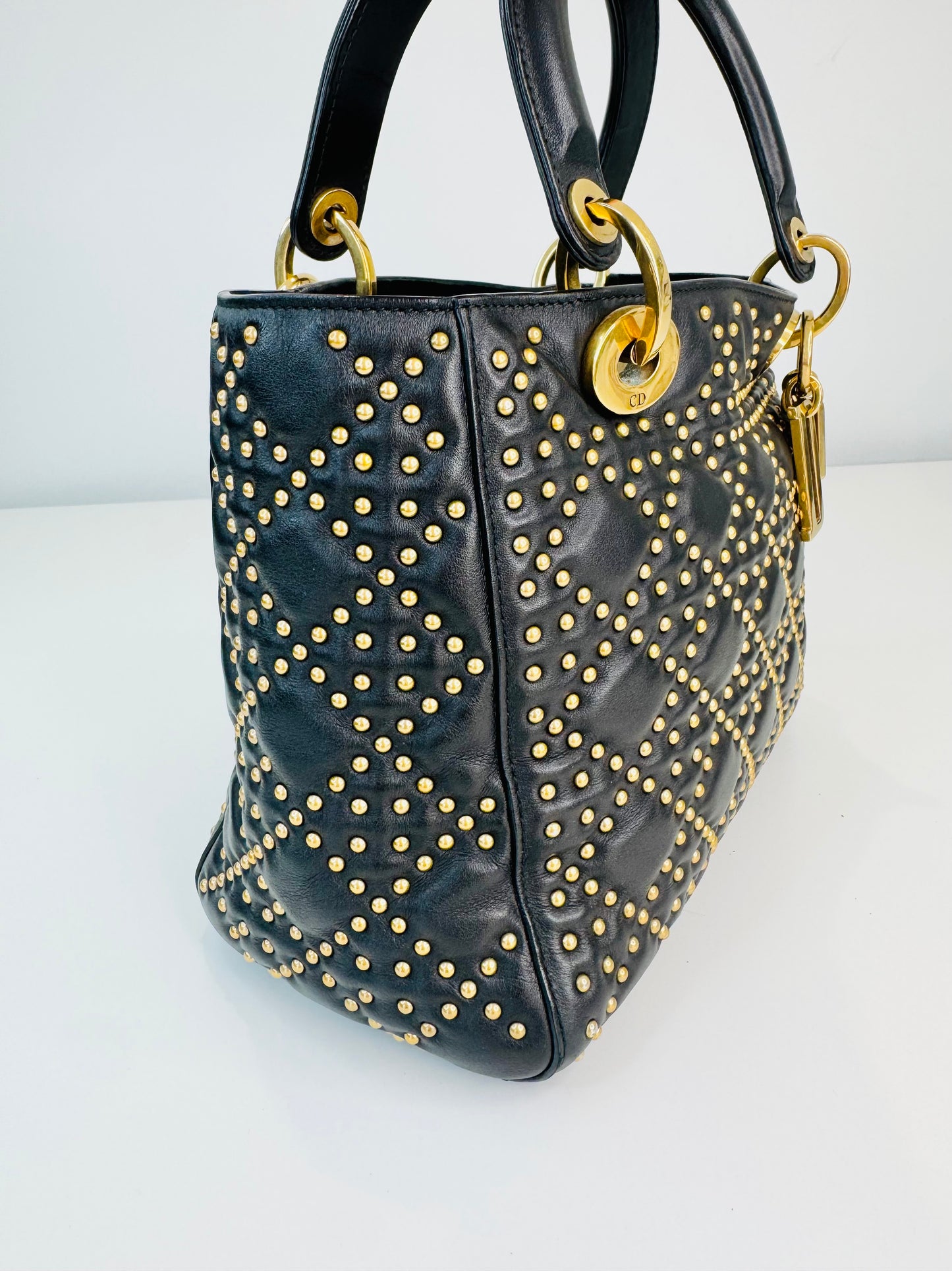 Medium Studded Lady Dior Bag