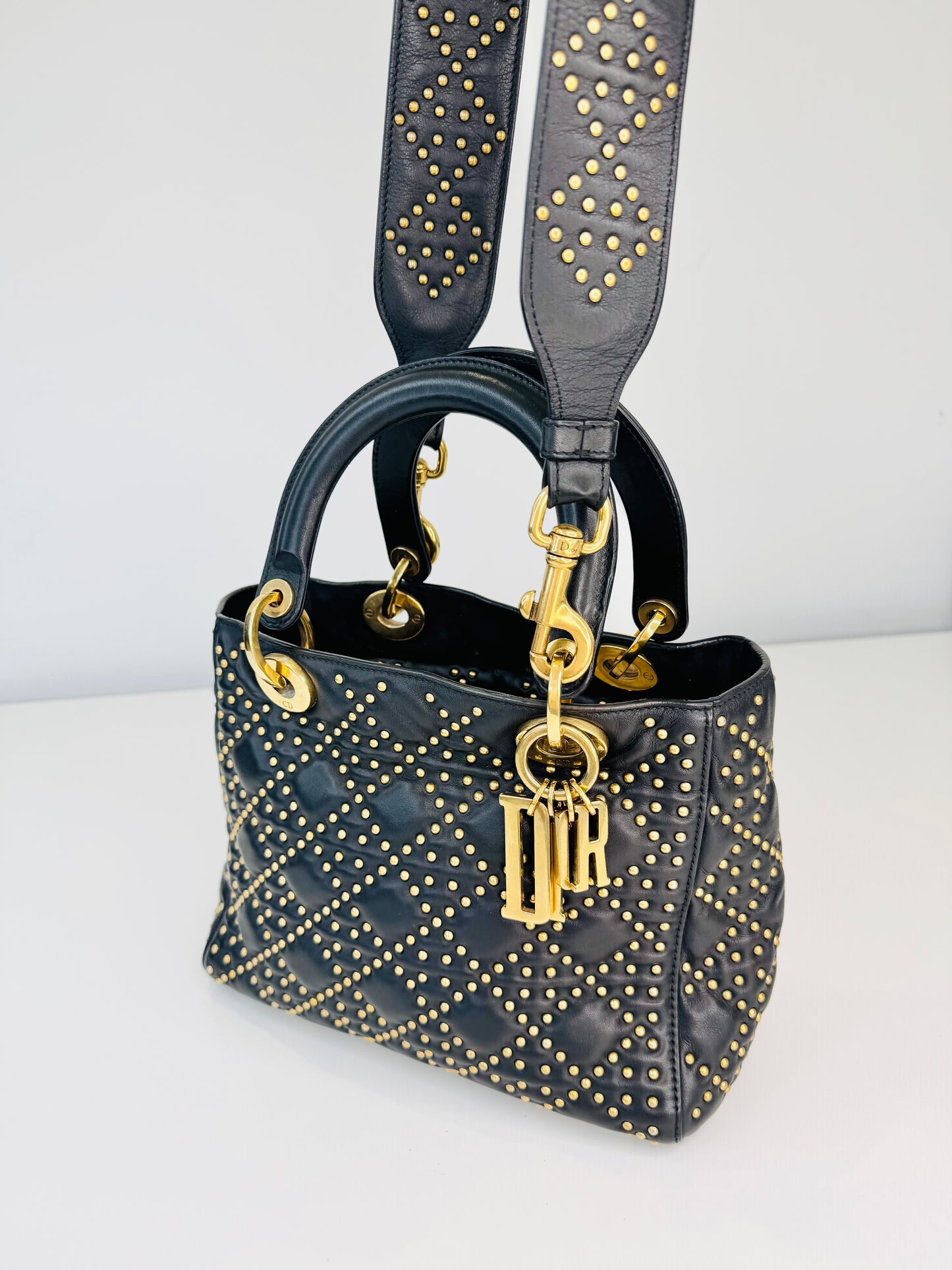 Medium Studded Lady Dior Bag