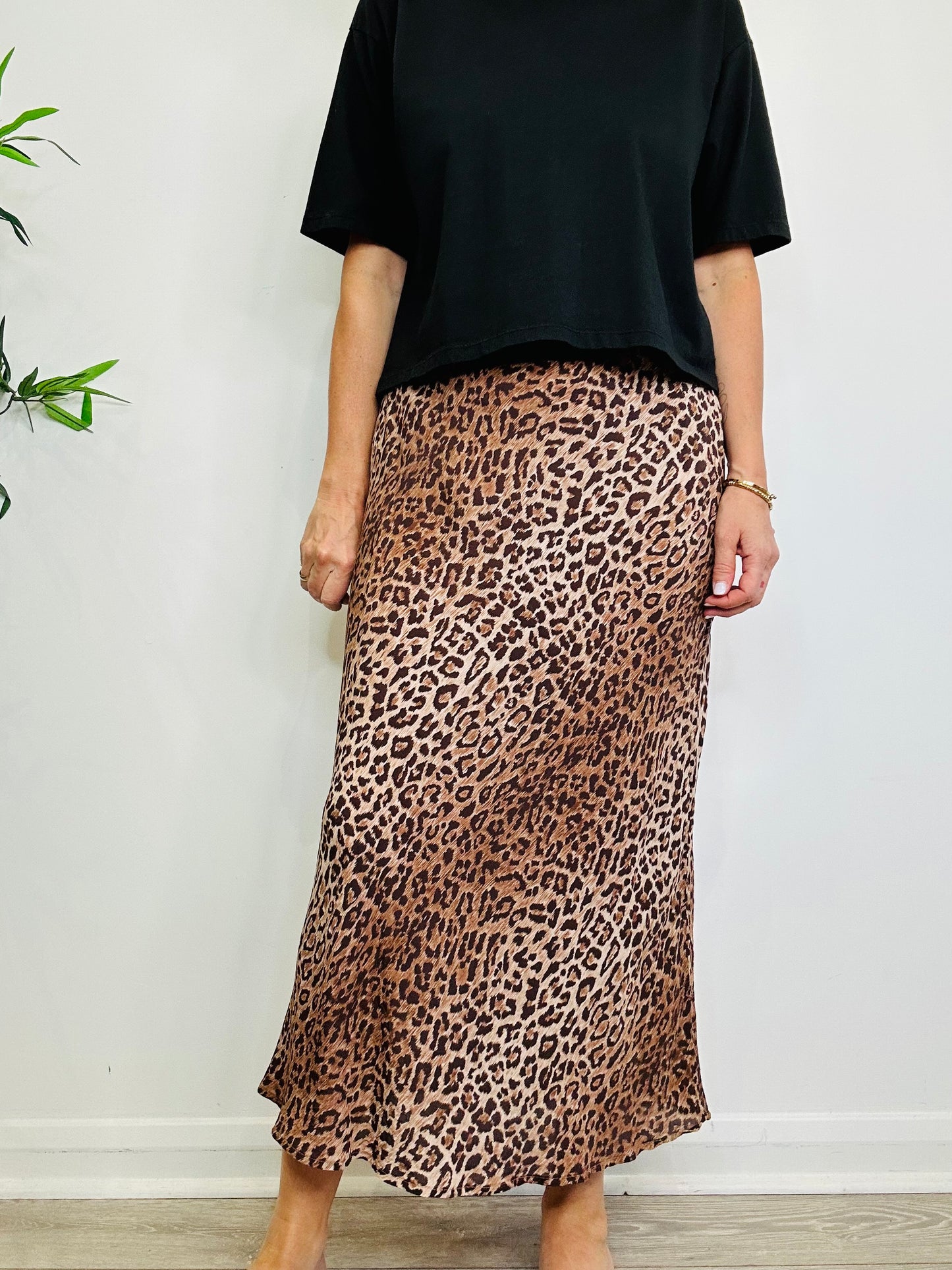 Leopard Print Kelly Skirt - Size XL