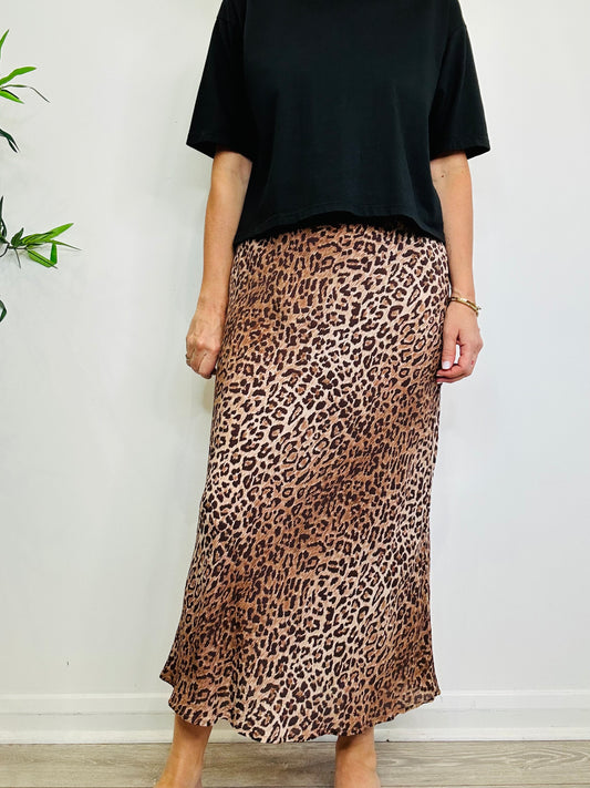 Leopard Print Kelly Skirt - Size XL