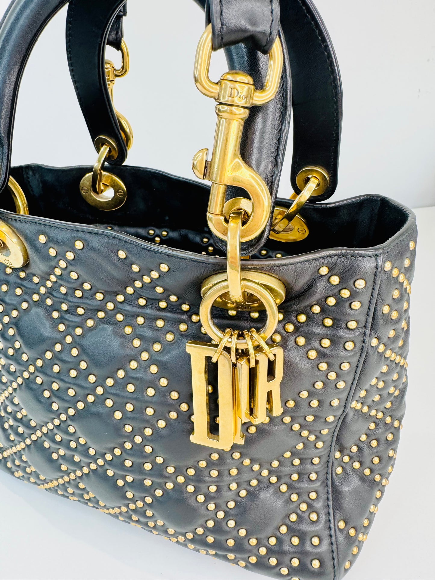 Medium Studded Lady Dior Bag