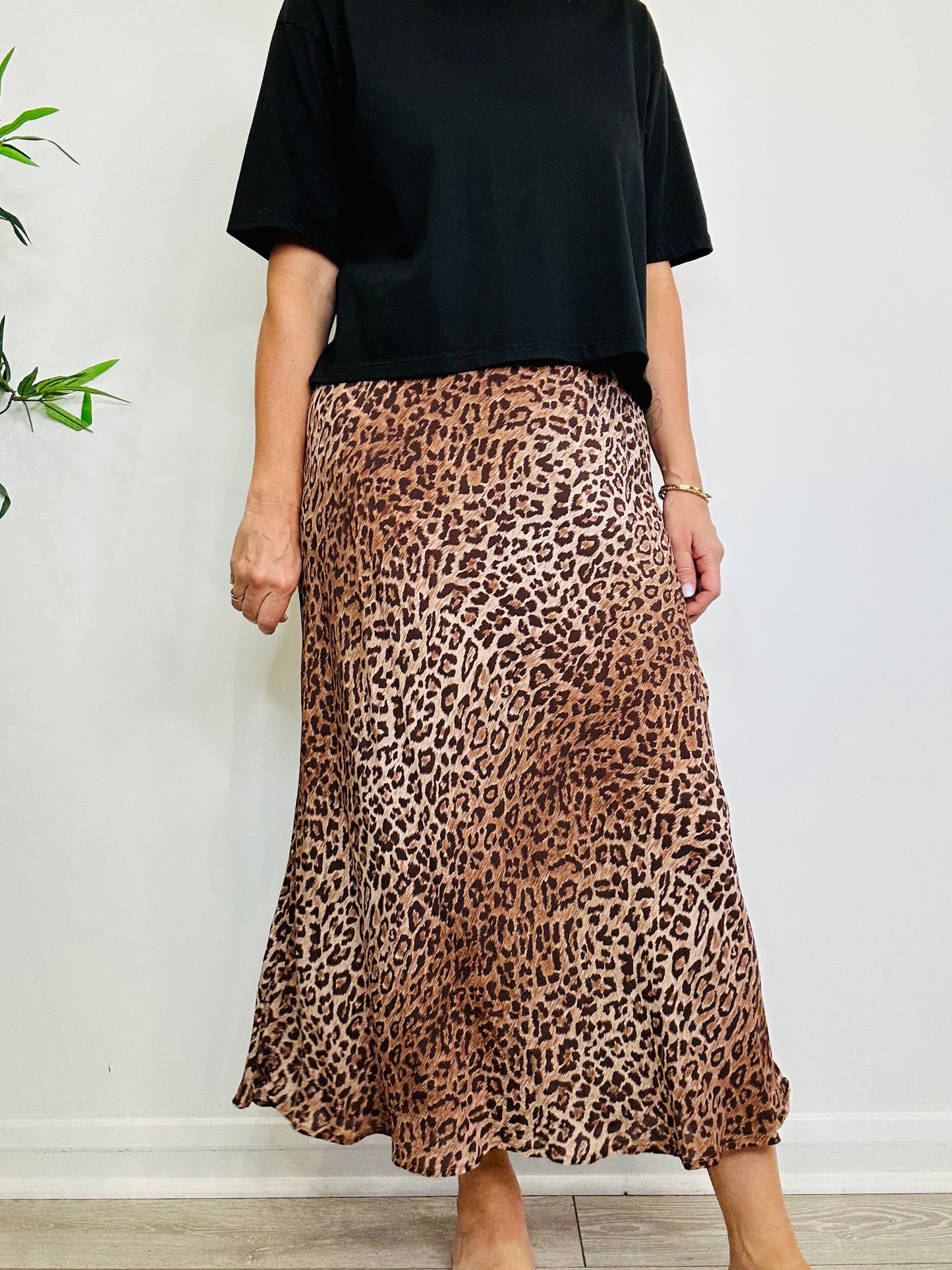 Leopard Print Kelly Skirt - Size XL
