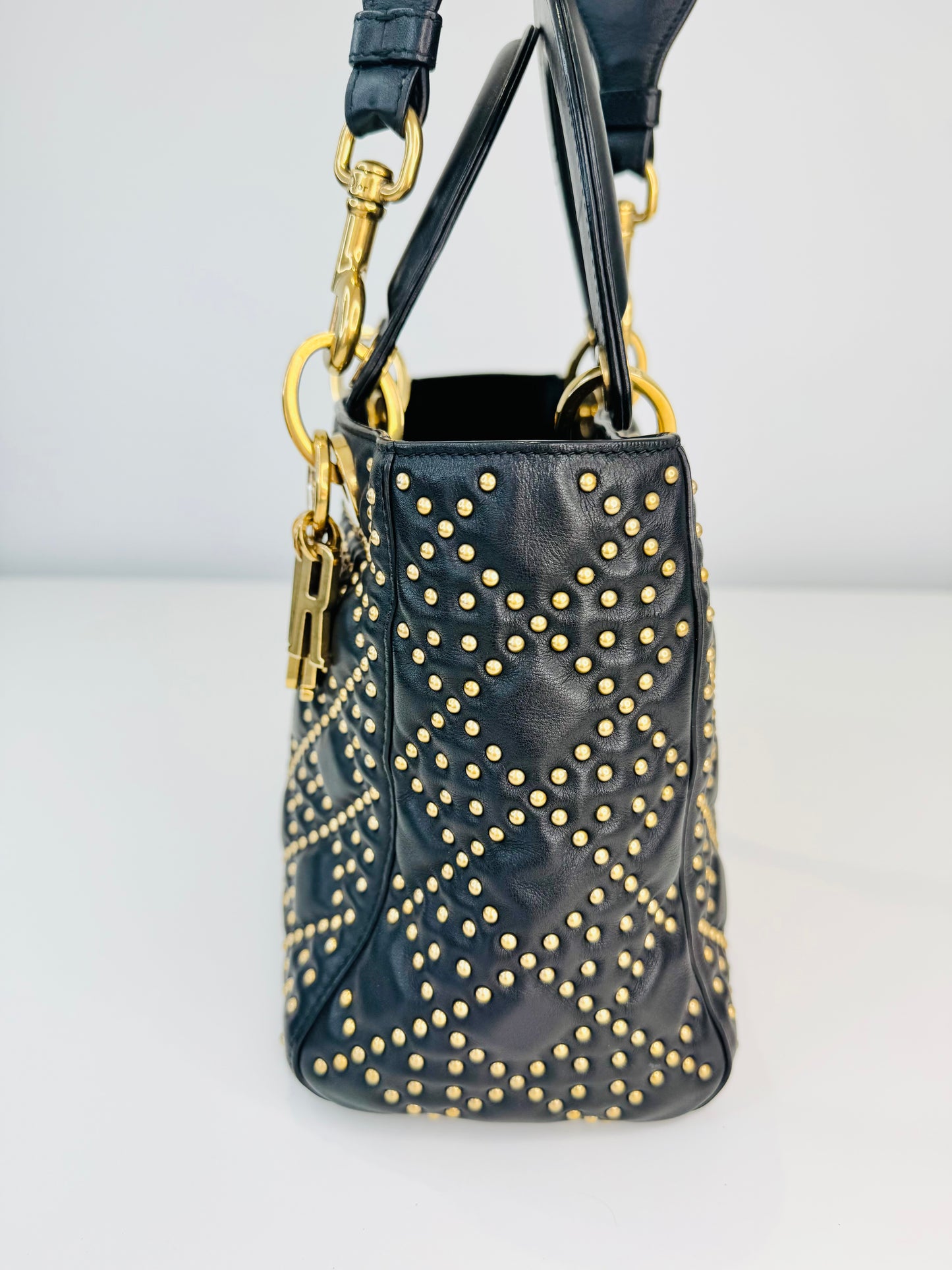 Medium Studded Lady Dior Bag
