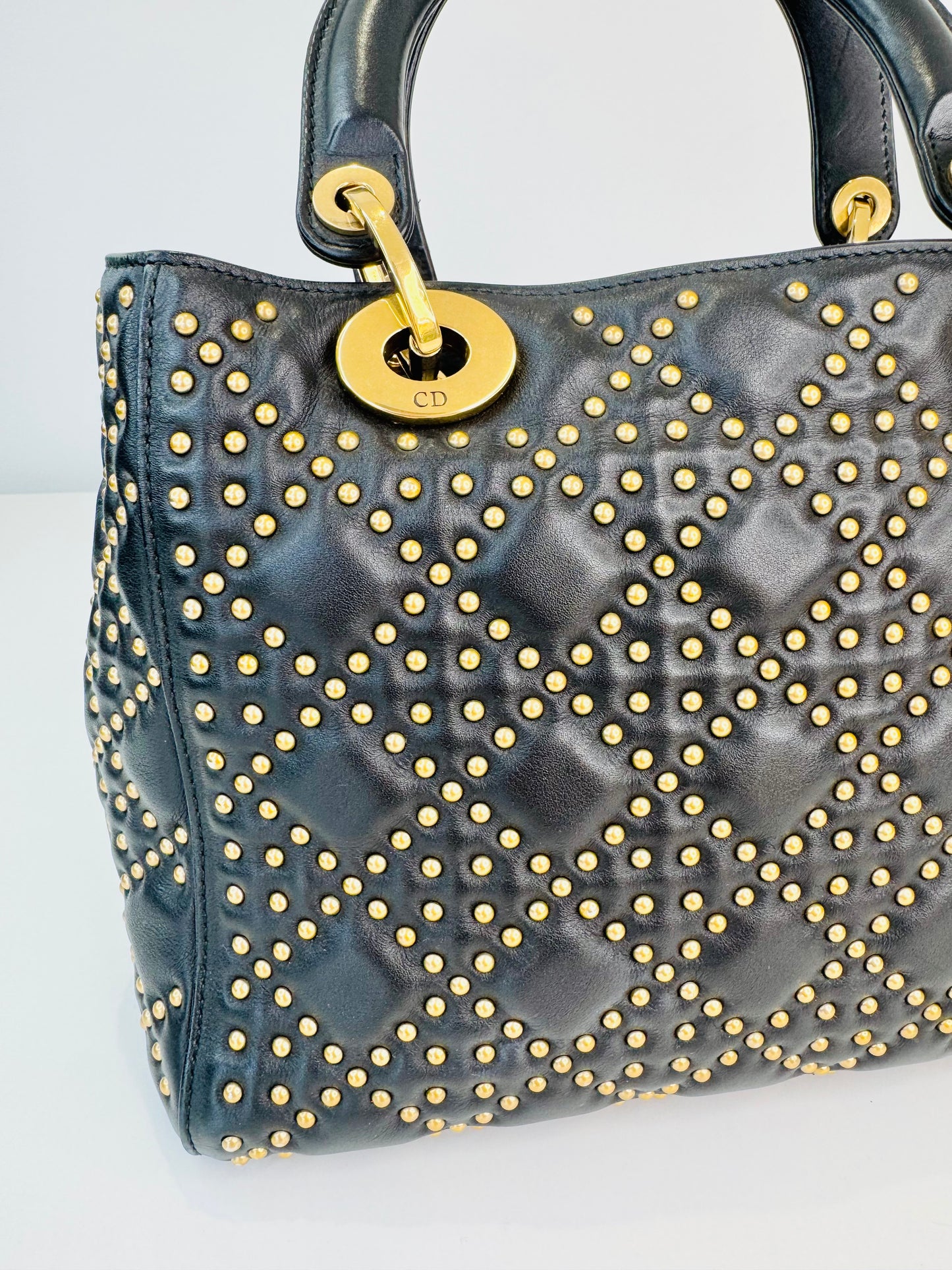 Medium Studded Lady Dior Bag